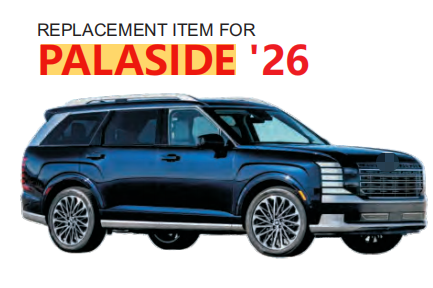 Etulokasuoja oikea, vasen matkustajan sivulokasuoja HYUNDAI PALISADE 2026